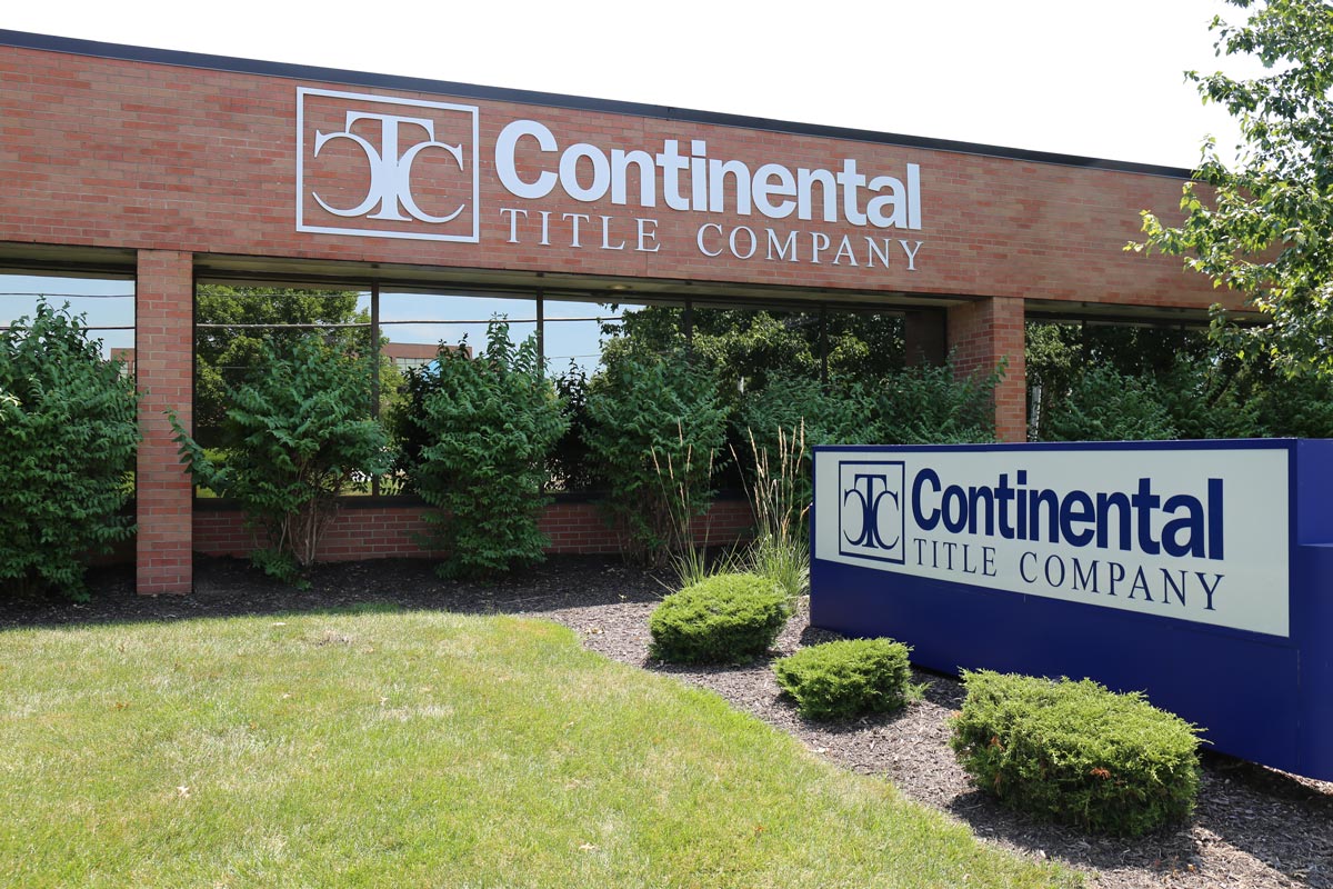 Continental Title Company, Overland Park, KS location, building front.