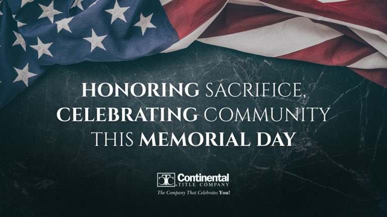 Honoring Sacrifice, Celebrating Community This Memorial Day
